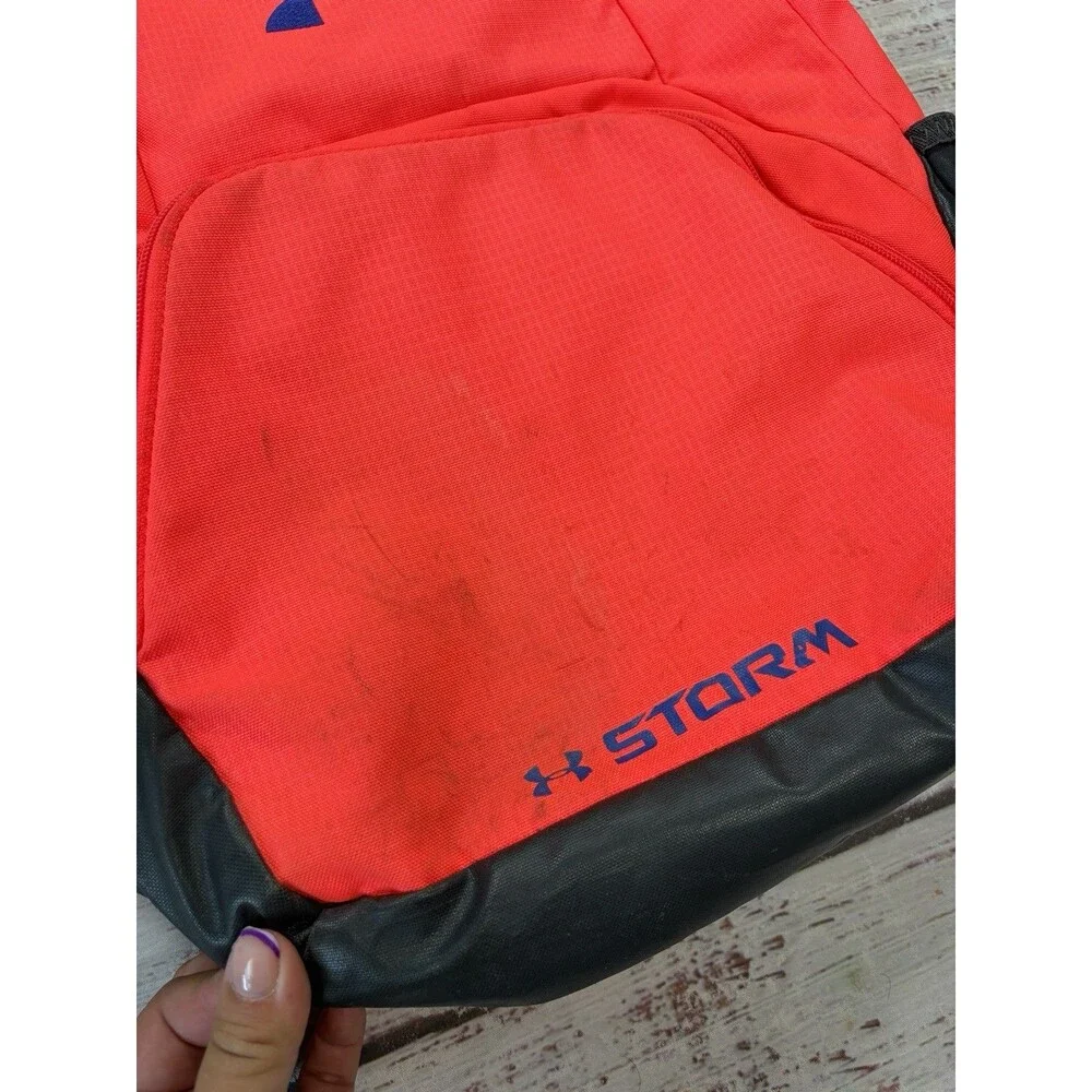 Under Armour Storm Neon Pink Blue Gym School Laptop Backpack